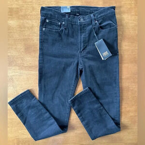 NWT FRYE Denim Jean—Addie Skinny Mid-Rise in Black. Size 28